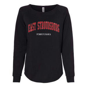 East Stroudsburg Pennsylvania College Style Womens California Wash Sweatshirt