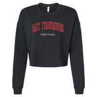 East Stroudsburg Pennsylvania College Style Cropped Pullover Crew