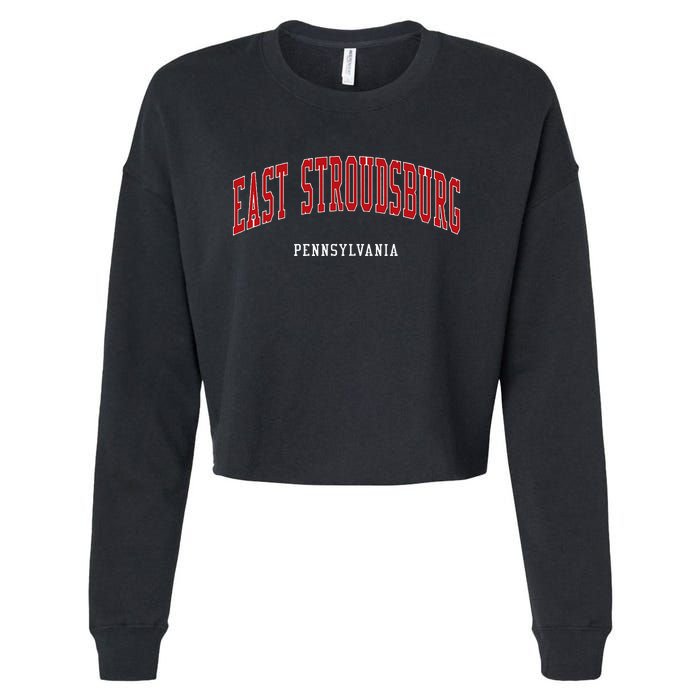 East Stroudsburg Pennsylvania College Style Cropped Pullover Crew