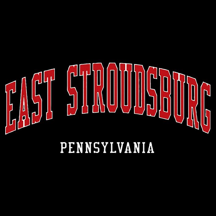 East Stroudsburg Pennsylvania College Style Zip Tote Bag