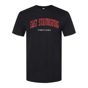 East Stroudsburg Pennsylvania College Style Softstyle CVC T-Shirt