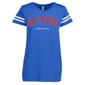 East Stroudsburg Pennsylvania College Style Enza Ladies Jersey Football T-Shirt