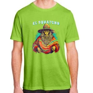 El Squatcho Poncho – Western Bigfoot Funny Sasquatch Gift Adult ChromaSoft Performance T-Shirt