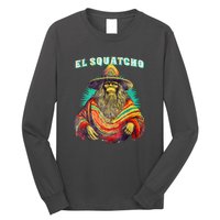 El Squatcho Poncho – Western Bigfoot Funny Sasquatch Gift Long Sleeve Shirt