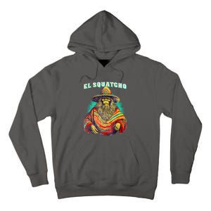 El Squatcho Poncho – Western Bigfoot Funny Sasquatch Gift Tall Hoodie