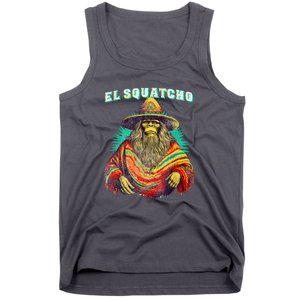 El Squatcho Poncho – Western Bigfoot Funny Sasquatch Gift Tank Top