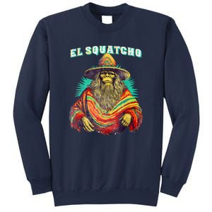 El Squatcho Poncho – Western Bigfoot Funny Sasquatch Gift Sweatshirt