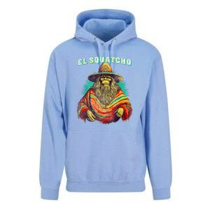 El Squatcho Poncho – Western Bigfoot Funny Sasquatch Gift Unisex Surf Hoodie