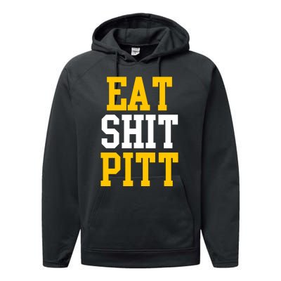 Eat Shit Pitt Performance Fleece Hoodie