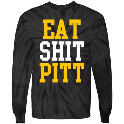 Eat Shit Pitt Tie-Dye Long Sleeve Shirt