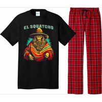 El Squatcho Poncho Western Bigfoot Funny Sasquatch Pajama Set