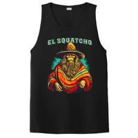 El Squatcho Poncho Western Bigfoot Funny Sasquatch PosiCharge Competitor Tank