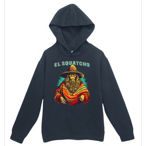 El Squatcho Poncho Western Bigfoot Funny Sasquatch Urban Pullover Hoodie