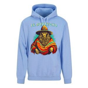 El Squatcho Poncho Western Bigfoot Funny Sasquatch Unisex Surf Hoodie