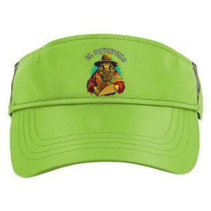 El Squatcho Poncho Taco Western Bigfoot Sasquatch Lovers Adult Drive Performance Visor