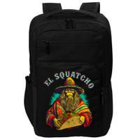 El Squatcho Poncho Taco Western Bigfoot Sasquatch Lovers Impact Tech Backpack