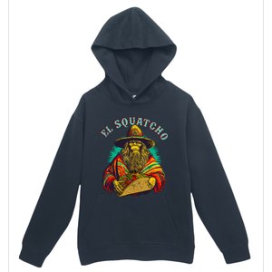 El Squatcho Poncho Taco Western Bigfoot Sasquatch Lovers Urban Pullover Hoodie