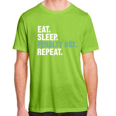 Eat Sleep Penalty Box Repeat Ice Hockey Funny Gift Adult ChromaSoft Performance T-Shirt