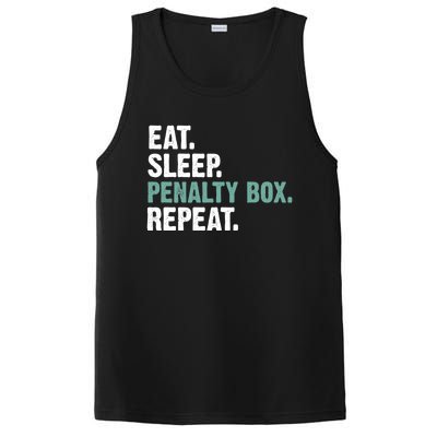 Eat Sleep Penalty Box Repeat Ice Hockey Funny Gift PosiCharge Competitor Tank