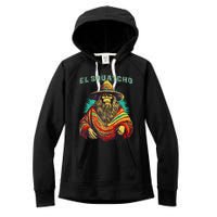 El Squatcho Poncho – Western Bigfoot Funny Sasquatch Women's Fleece Hoodie