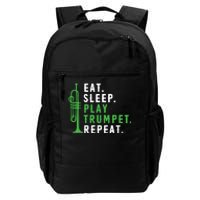 Eat Sleep Play Trumpet Repeat Trumpeter Trumpet Player Daily Commute Backpack