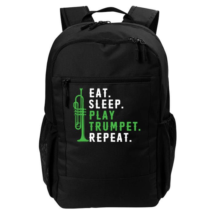 Eat Sleep Play Trumpet Repeat Trumpeter Trumpet Player Daily Commute Backpack