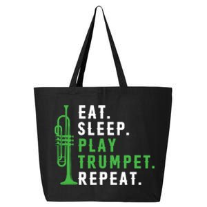 Eat Sleep Play Trumpet Repeat Trumpeter Trumpet Player 25L Jumbo Tote