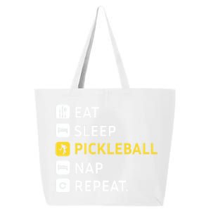 Eat Sleep Pickleball Nap Repeat (Meaningful Gift) 25L Jumbo Tote