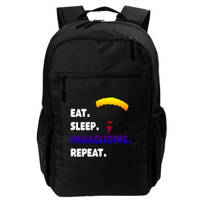 Eat Sleep Paragliding Repeat Vacation Flying Travel Love Gift Backpack