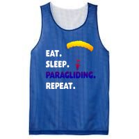 Eat Sleep Paragliding Repeat Vacation Flying Travel Love Gift Mesh Reversible Basketball Jersey Tank