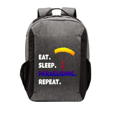 Eat Sleep Paragliding Repeat Vacation Flying Travel Love Gift Vector Backpack