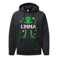 Emma Saint Patrick's Day Leprechaun Costume Emma Performance Fleece Hoodie