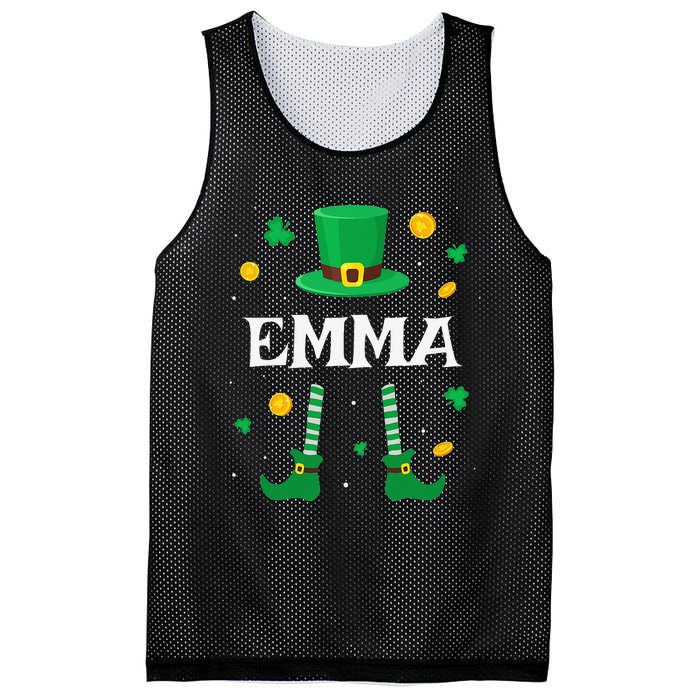 Emma Saint Patrick's Day Leprechaun Costume Emma Mesh Reversible Basketball Jersey Tank