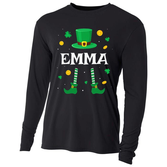 Emma Saint Patrick's Day Leprechaun Costume Emma Cooling Performance Long Sleeve Crew