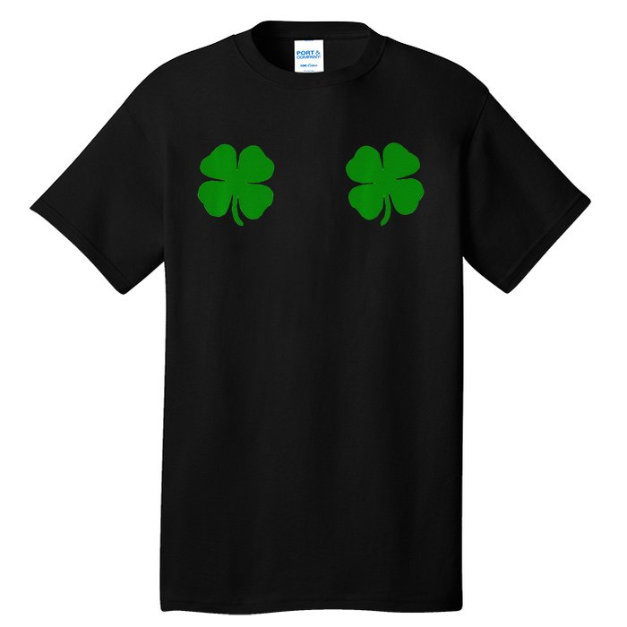 EverThreads Saint Patrick's Day FourLeaf Clover Tall T-Shirt