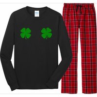 EverThreads Saint Patrick's Day FourLeaf Clover Long Sleeve Pajama Set