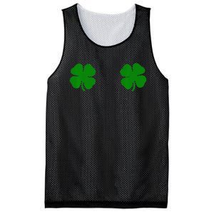 EverThreads Saint Patrick's Day FourLeaf Clover Mesh Reversible Basketball Jersey Tank