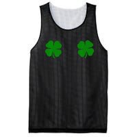 EverThreads Saint Patrick's Day FourLeaf Clover Mesh Reversible Basketball Jersey Tank