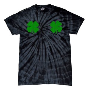 EverThreads Saint Patrick's Day FourLeaf Clover Tie-Dye T-Shirt