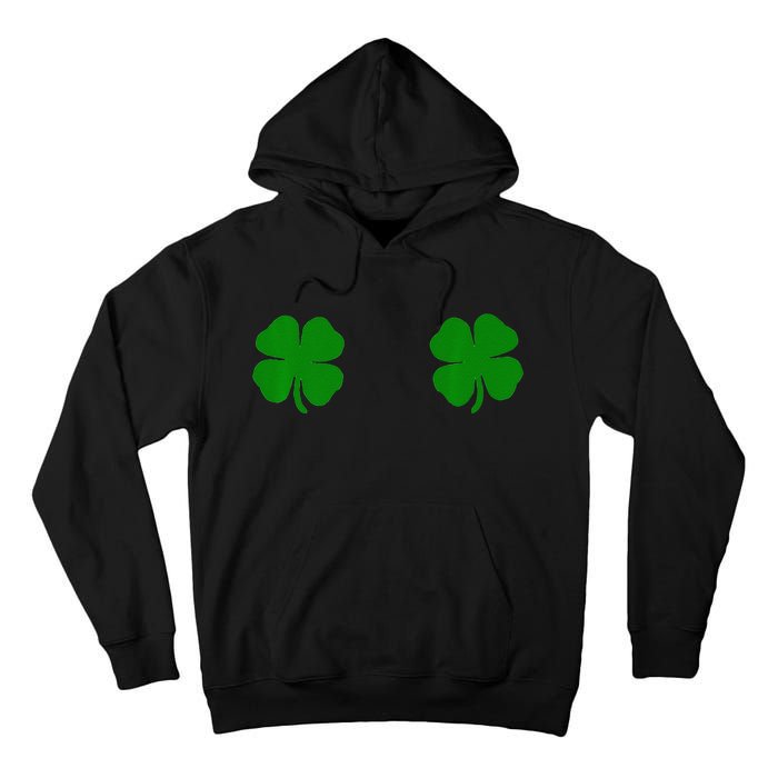 EverThreads Saint Patrick's Day FourLeaf Clover Tall Hoodie