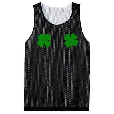 EverThreads Saint Patrick's Day FourLeaf Clover Mesh Reversible Basketball Jersey Tank