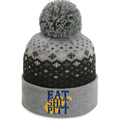 Eat Shit Pitt The Baniff Cuffed Pom Beanie