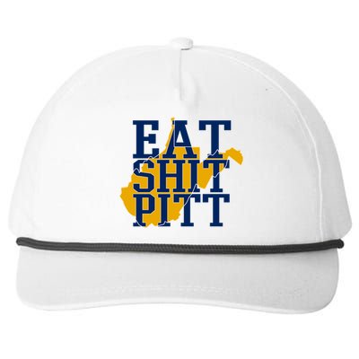 Eat Shit Pitt Snapback Five-Panel Rope Hat