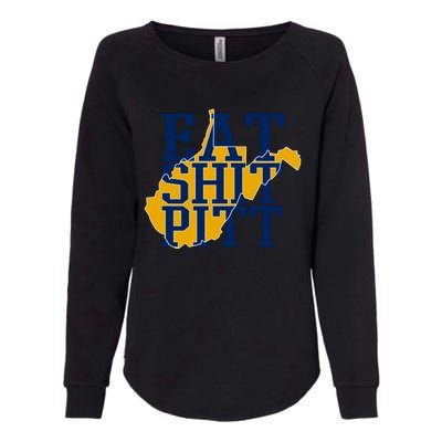 Eat Shit Pitt Womens California Wash Sweatshirt