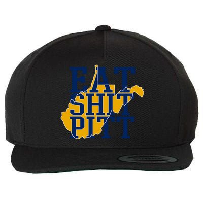 Eat Shit Pitt Wool Snapback Cap