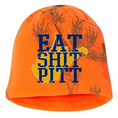 Eat Shit Pitt Kati - Camo Knit Beanie