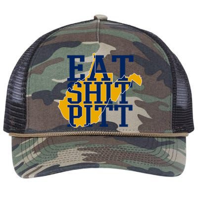 Eat Shit Pitt Retro Rope Trucker Hat Cap