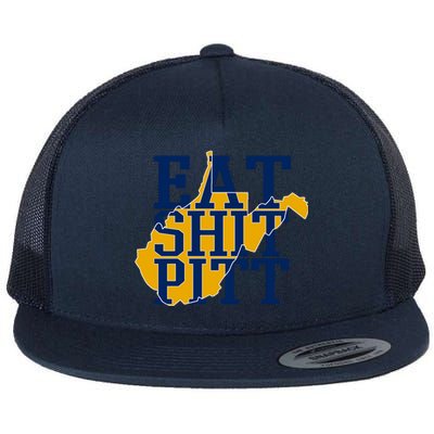 Eat Shit Pitt Flat Bill Trucker Hat