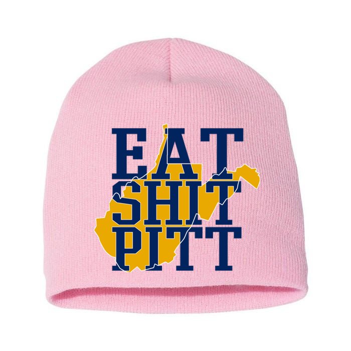 Eat Shit Pitt Short Acrylic Beanie