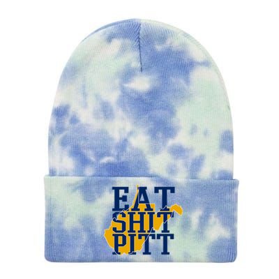 Eat Shit Pitt Tie Dye 12in Knit Beanie